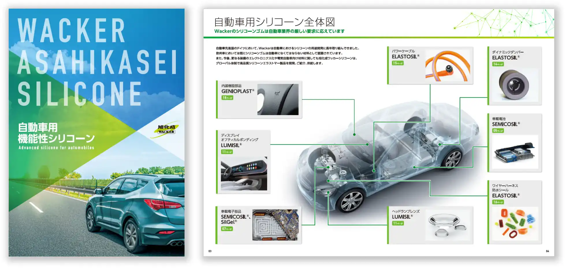 自動車用シリコーンカタログ
